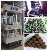<b>315噸營(yíng)養(yǎng)土塊成型液壓機(jī)如何實(shí)現(xiàn)一模多出？</b>