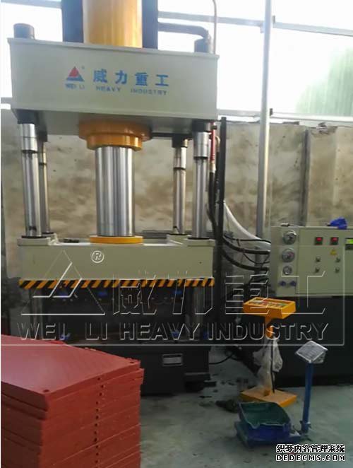 315噸漏糞板液壓機(jī)客戶現(xiàn)場圖